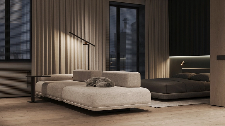 Квартира-студия | минимализм - 5