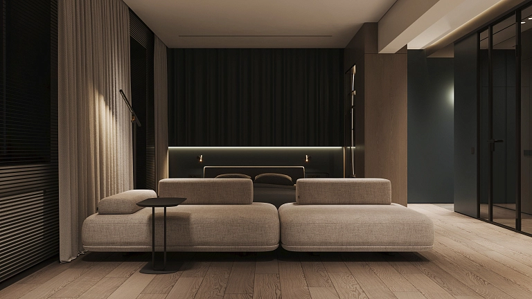 Квартира-студия | минимализм - 7