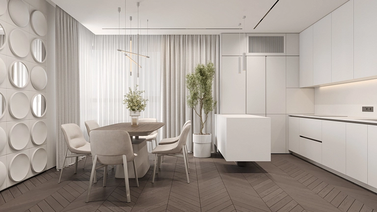 Трехкомнатная квартира | ЖК Нагорный - 4